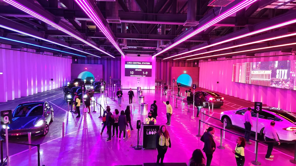 Estação do Vegas Loop no Las Vegas Convention Center (Imagem: Felipe Ribeiro/Canaltech)