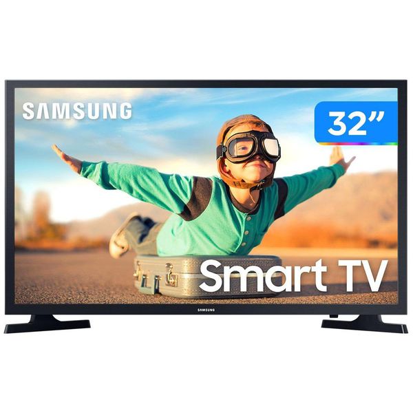 Smart TV LED 32” Samsung 32T4300A - Wi-Fi HDR 2 HDMI 1 USB
