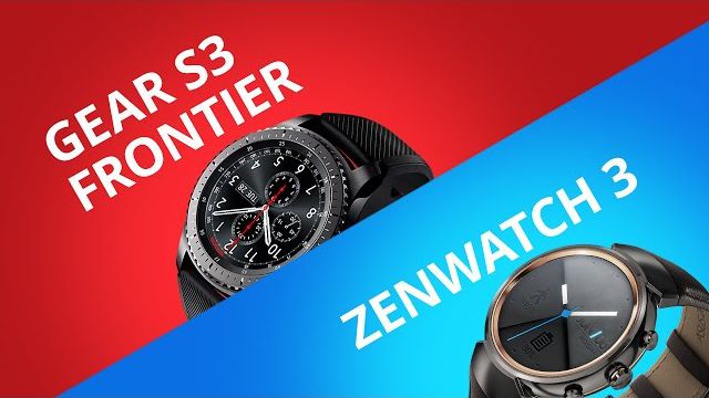 Asus Zenwatch 3 vs Samsung Gear S3 Frontier [Comparativo]