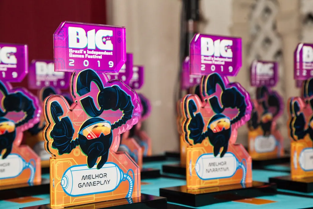 Prêmios da edição de 2019 (Foto: Divulgação/BIG Festival)