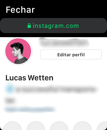 Entre na página do seu perfil. Captura de tela: Lucas Wetten (Canaltech)