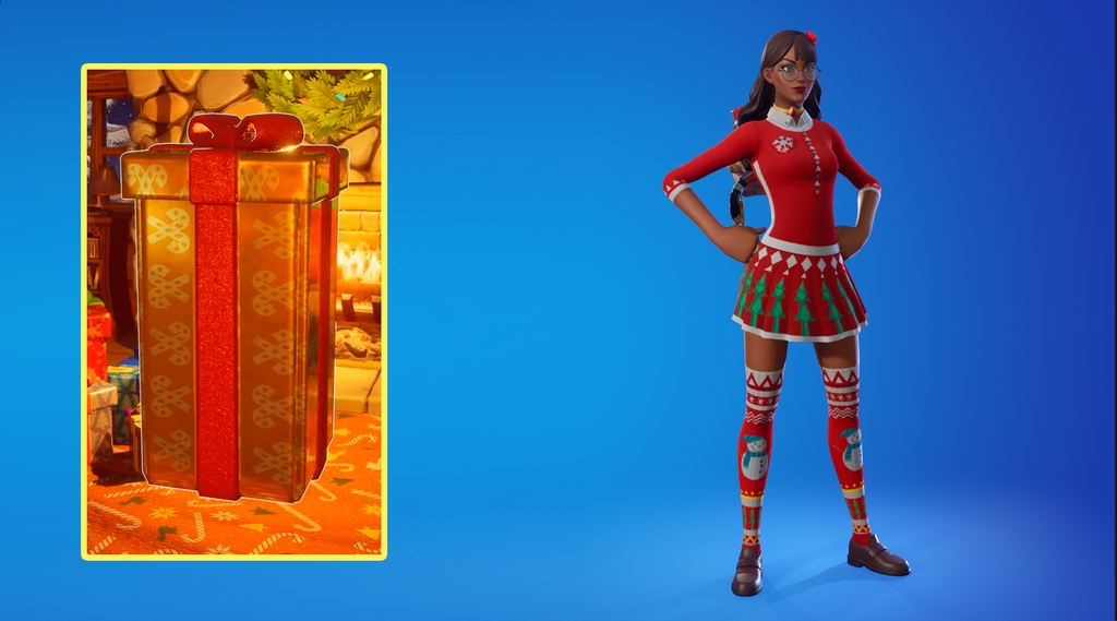 Fortnite distribui presentes de Natal no chalé invernal; veja como