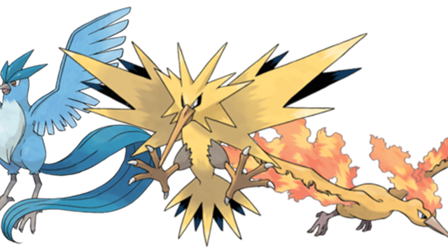 Atualização de Pokémon oferece Articuno, Zapdos e Moltres aos jogadores