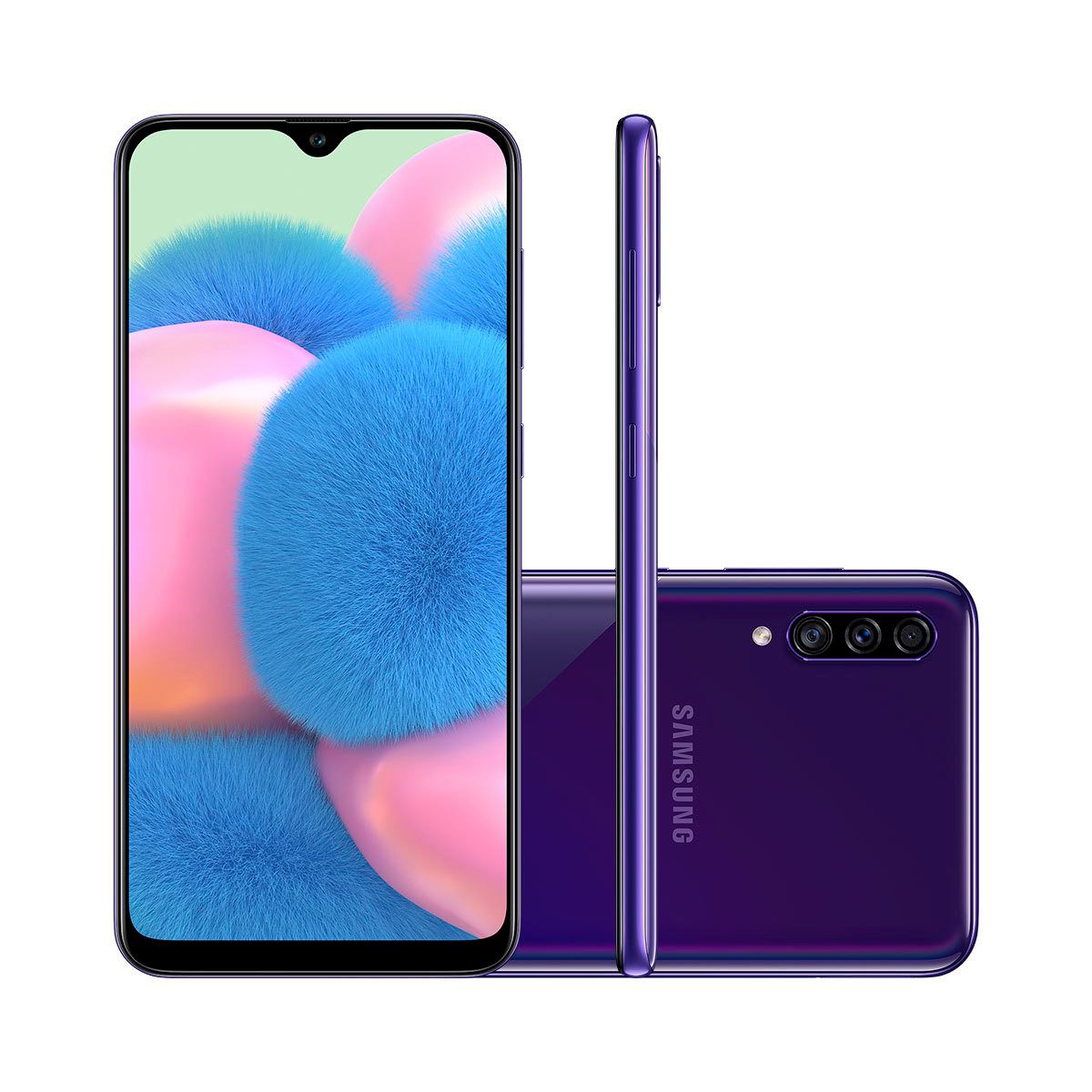 Smartphone Samsung Galaxy A30s 64GB Violeta 4G Tela 6.4