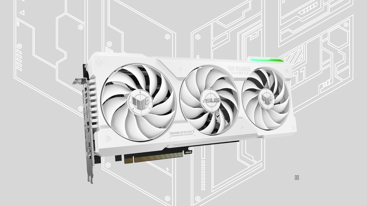 ASUS TUF revela novas RTX 4070 Ti e RX 7900 GRE na versão branca