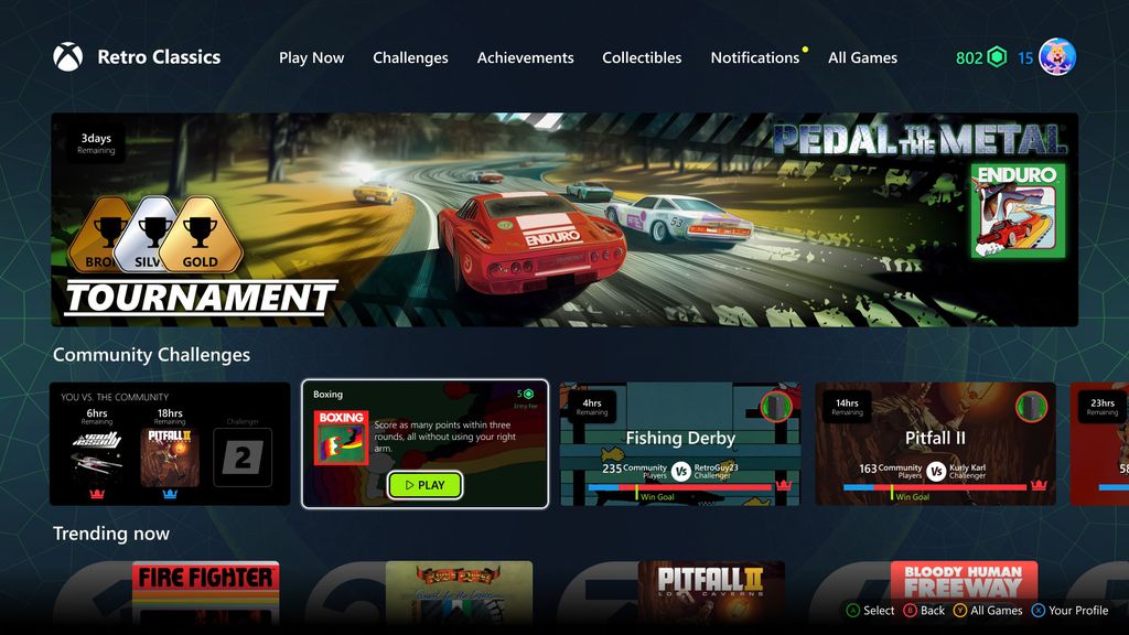 Imagem do Retro Classics no Xbox
