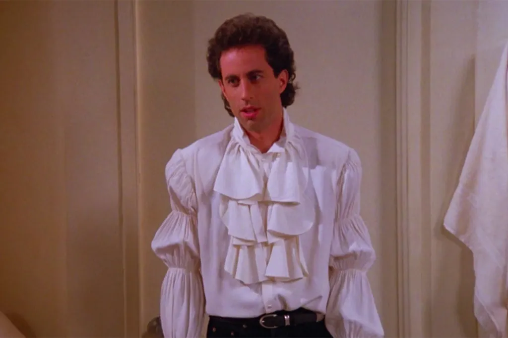 A Camisa Bufante é o 2º episódio da temporada 5 de Seinfeld (Imagem: Reprodução / NBC)