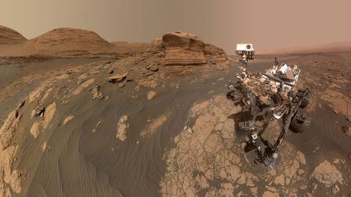 Rover Curiosity tira nova selfie em Marte, desta vez em frente ao "Mont Mercou"