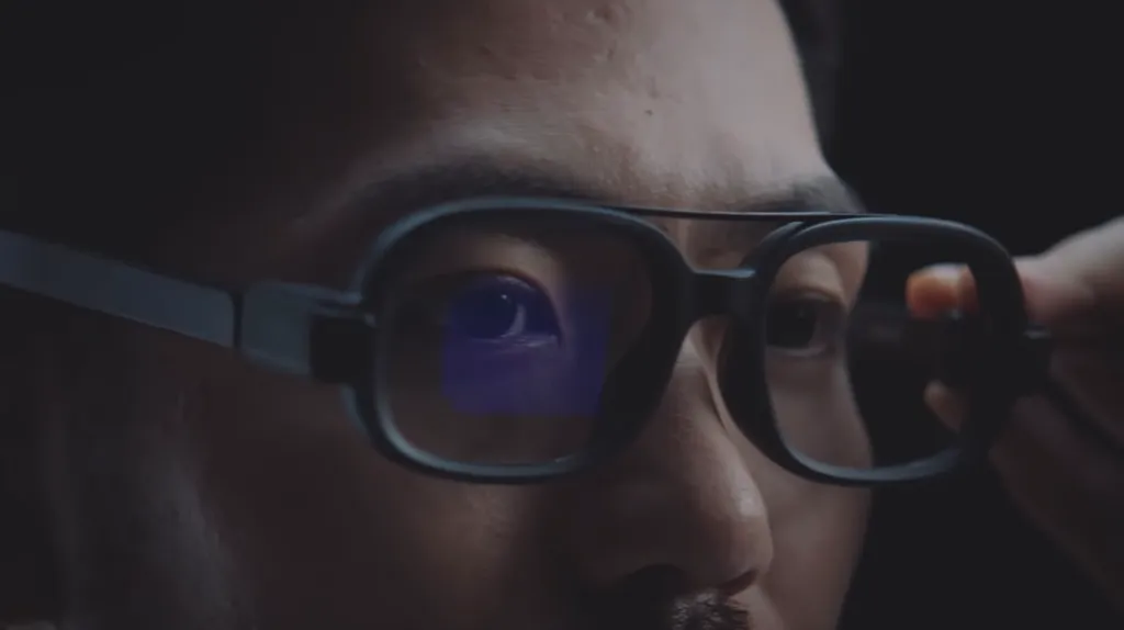 Xiaomi já demonstrou óculos AR com tela microLED, design comum e corpo leve (Imagem: Reprodução/Xiaomi)