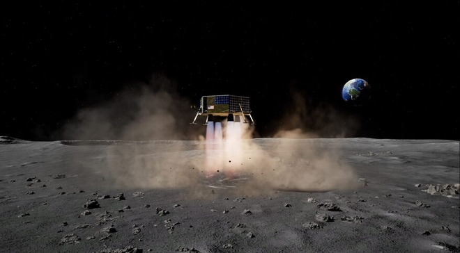 O lançamento do módulo XL-1 será a primeira missão de pouso na Lua realizada pela Masten Space Systems (Imagem: Reprodução/Masten Space Systems)
