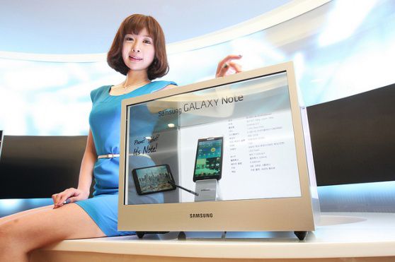 Display transparente Samsung Display transparente Samsung