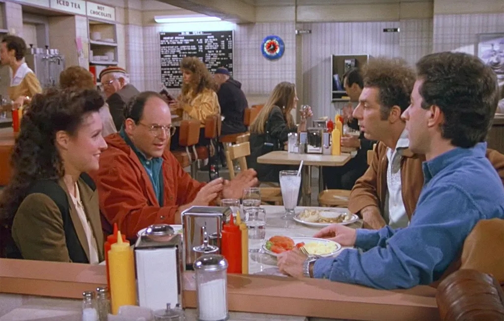 A Aposta é o 10º episódio da temporada 4 de Seinfeld (Imagem: Reprodução / NBC)