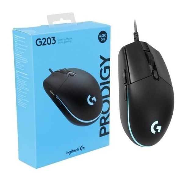 Mouse Gamer 6000dpi Logitech - G203 Prodigy