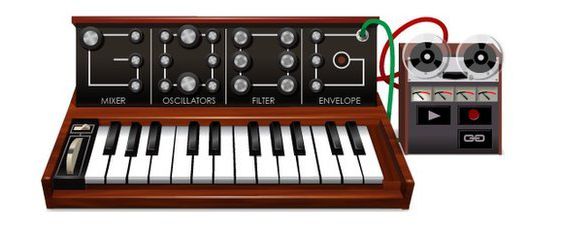 Doodle sintetizador Robert Moog Doodle sintetizador Robert Moog