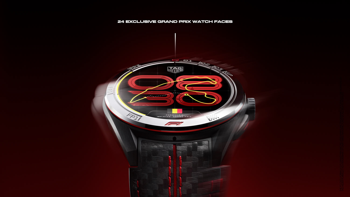 Tag Heuer lança smartwatch de titânio com tema da Formula 1; veja