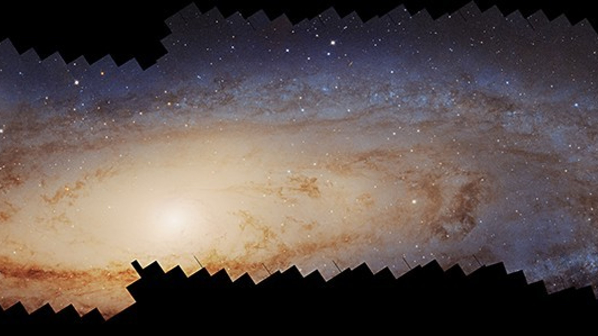 NASA levou mais de 10 anos para criar imagem colossal de Andrômeda