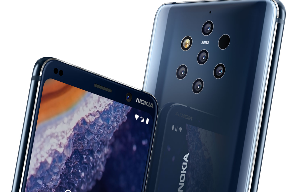 Exótico Nokia 9 PureView, lançado no início de 2019, ainda não teve um sucessor (Imagem: Divulgação/Nokia)