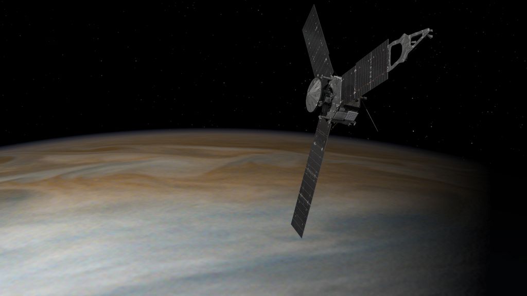 Desvio de rota garantiu a sobrevivência da missão Juno (Imagem: NASA)