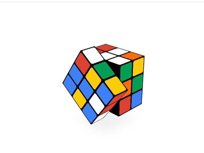 Resolva uma versão digital do Cubo Mágico que, na época, competava 40 anos (Captura de tela: Matheus Bigogno)