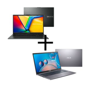 Notebook ASUS Vivobook Go 15 E1504FA-NJ1287 Mixed Black + Notebook ASUS X515KA-BR329WS Slate Grey