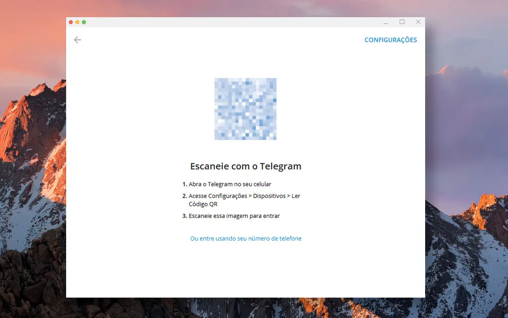 Veja como usar o Telegram no Mac (Captura de tela: Matheus Bigogno)
