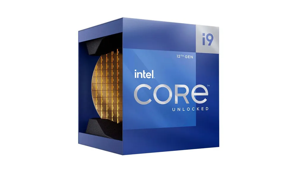O Core i9 12900K faz parte da 12ª geração de processadores Intel, e é possível ver a inscrição "12th Gen" na face frontal da caixa (Imagem: Intel)