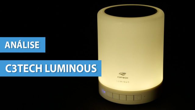 C3 Tech Luminus, a caixa de som que também é luminária [Análise]