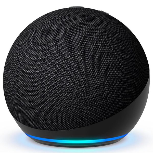 Echo Dot 5ª geração Amazon, com Alexa, Smart Speaker, Preto - B09B8VGCR8 | APP + CUPOM