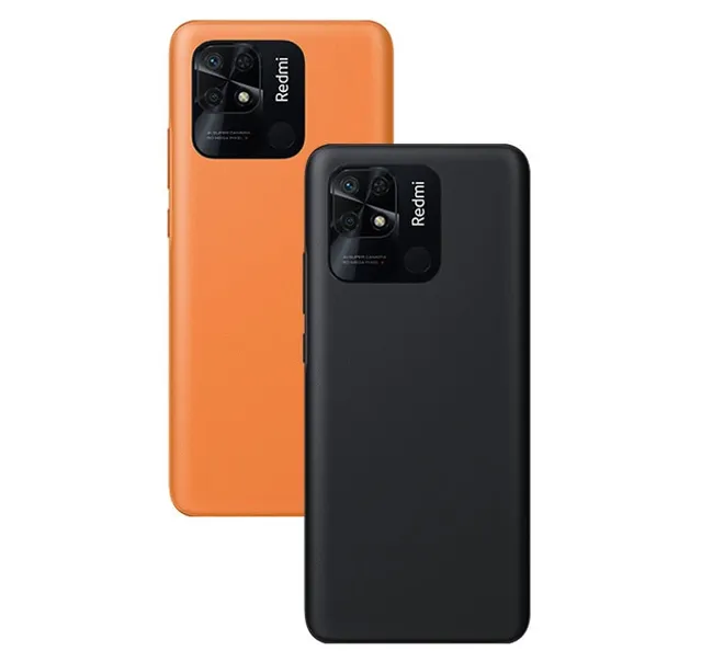 Redmi 10 Power tem duas câmeras e será vendido nas cores preto e laranja (Imagem: Reprodução/Xiaomi)