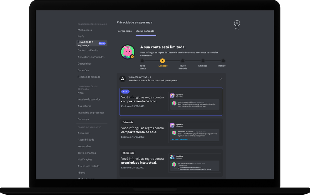 Discord reformula app mobile e lança novos recursos de segurança