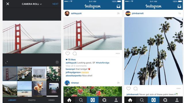 Adeus quadrado: Instagram agora permite fotos verticais e horizontais