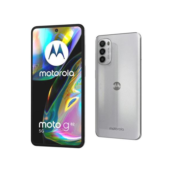 Smartphone Moto G82 128gb 5g Wi-Fi Tela 6.6" Dual Chip 6gb Ram Câmera + Selfie 16mp - Branco [CASHBACK AME]