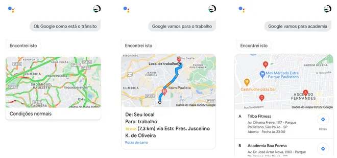 Faça pesquisas no Google Maps com comandos de voz (Captura de tela: Canaltech/Felipe Freitas)