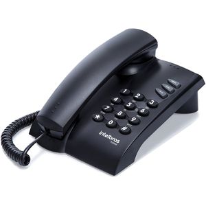 Intelbras 4080051 - Telefone com Fio Pleno, Preto