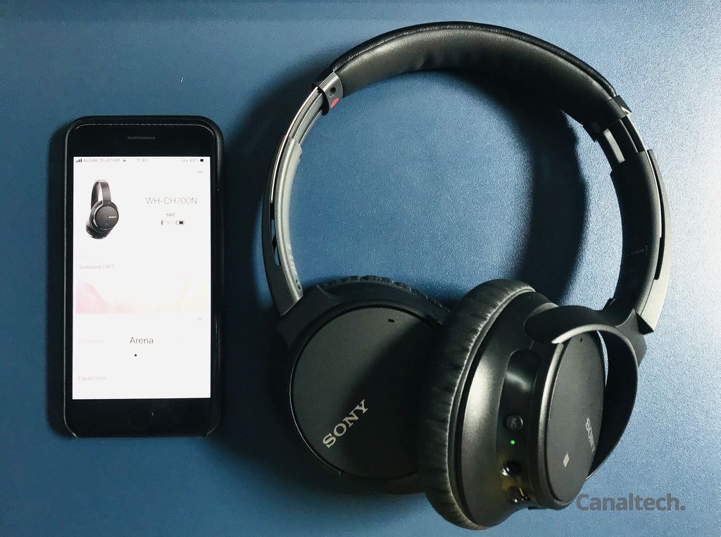 Para ampliar as capacidades do fone, é só usar o app Headphones Connect (Android/iOS) da Sony (Foto: Luciana Zaramela/Canaltech)