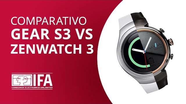 Samsung Gear S3 vs Zenwatch 3: o duelo dos smartwatches [Comparativo - IFA 2016]