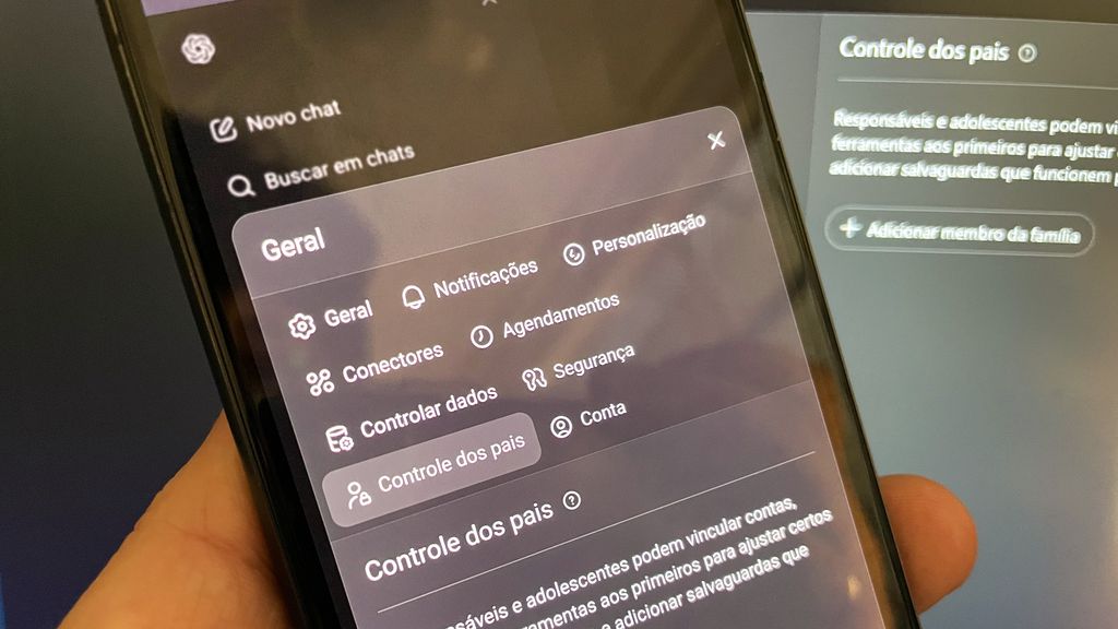 Controle parental no ChatGPT