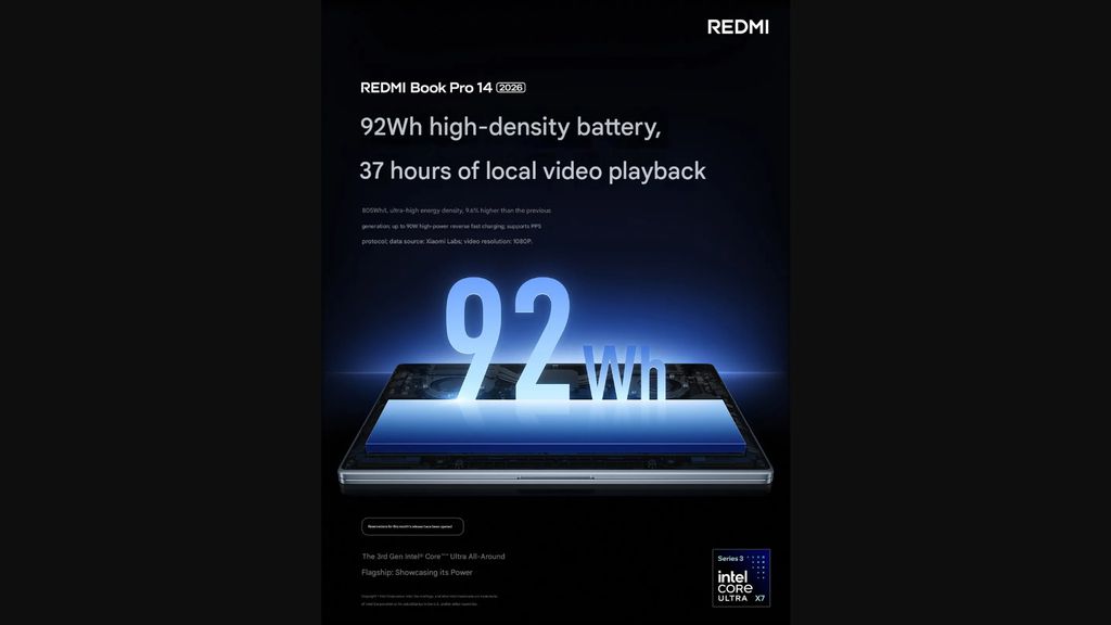 Imagem do Xiaomi Redmi Book Pro 2026