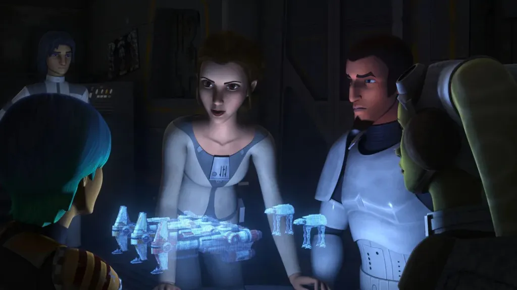 Em Star Wars: Rebels, já vemos Leia ajudando a Aliança Rebelde nos bastidores (Imagem: Reprodução/Lucasfilm)