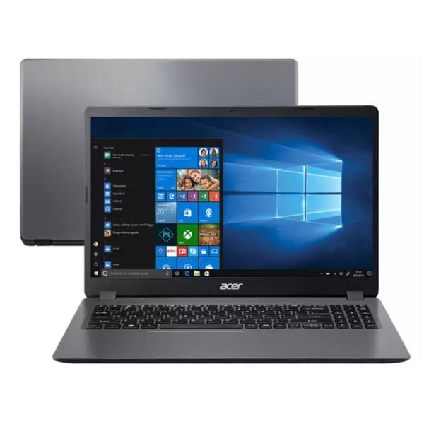 Notebook Acer Aspire 3 A315-56-3090 Intel Core i3 - 8GB 256GB SSD 15,6” Windows 10 [CUPOM]