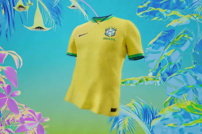 Camisa da Seleção Brasileira traz tecnologia Dri-FIT (Imagem: Divulgação/Nike)