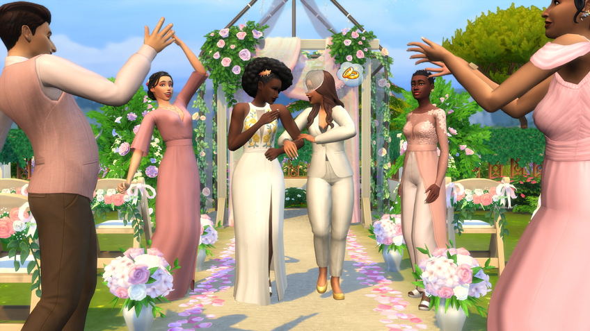 Análise: Guia de Flores e Buquês de Casamento no The Sims 4 Histórias de  Casamento 