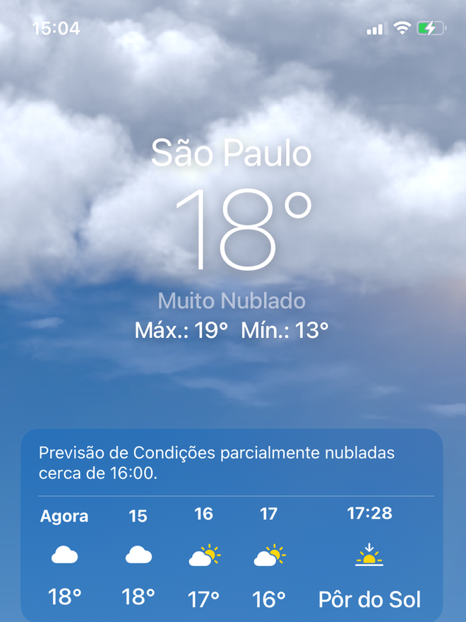 Mantenha-se bem informado sobre alerta de clima no app - Captura de tela: Thiago Furquim (Canaltech)