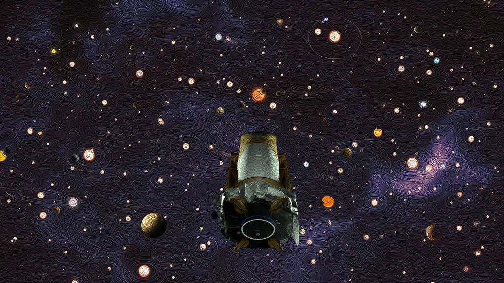 O telescópio Kepler encerrou suas operações em 2018 (Imagem: Reprodução/NASA)