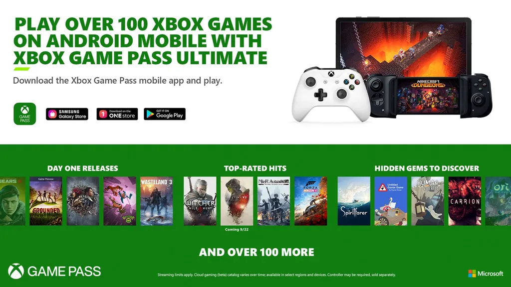 O Xbox Game Pass é um dos maiores sucessos do entretenimento mundial (Imagem: Divulgação/ Microsoft)