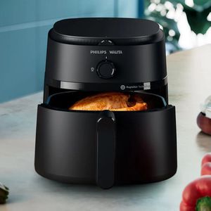 PIX | Air Fryer Philips Walita Série 1000 XL NA130 Preta com Timer 6,2L | CUPOM