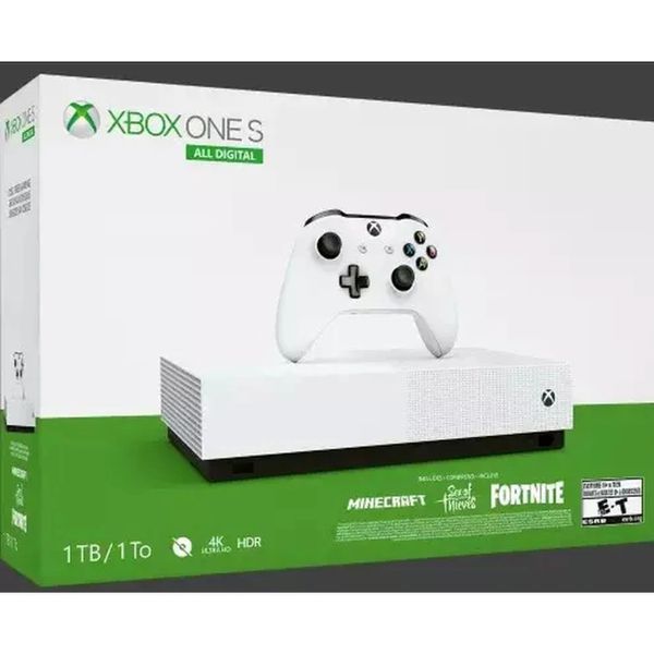 Console Xbox One S All Digital 1TB branco - Microsoft