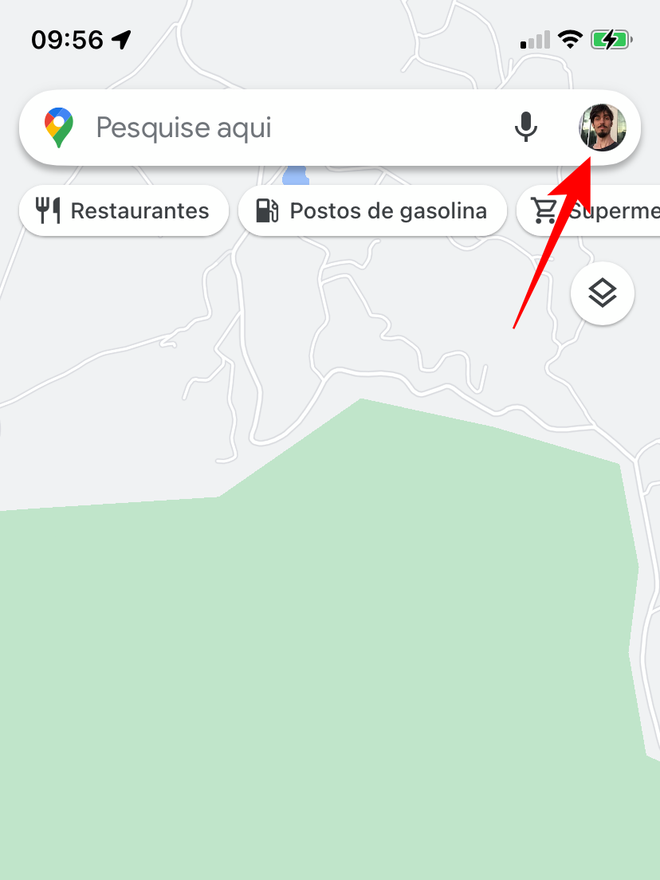 Abra as configurações do Google Maps no iPhone - Captura de tela: Thiago Furquim (Canaltech)