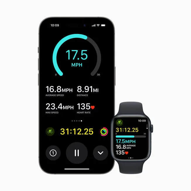 A saúde física segue como prioridade no iPhone e Apple Watch (Imagem: Reprodução/Apple)