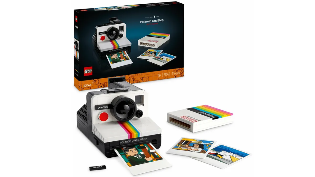 Icônica câmera Polaroid OneStep SX-70 ganhou versão em Lego (Imagem: Divulgação/Lego)